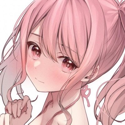 手绘干净二次元可爱女头