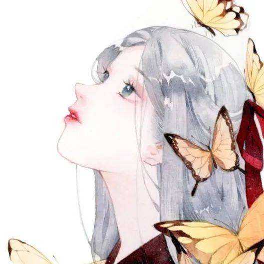 唯美古风女生头像细葛含风软香罗叠雪轻