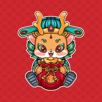 龙年红包新年快乐设计模板下载节日素材素材下的春节设计模板
