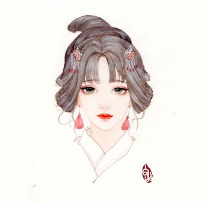 动漫头像女古风唯美淡雅忧伤动漫头像