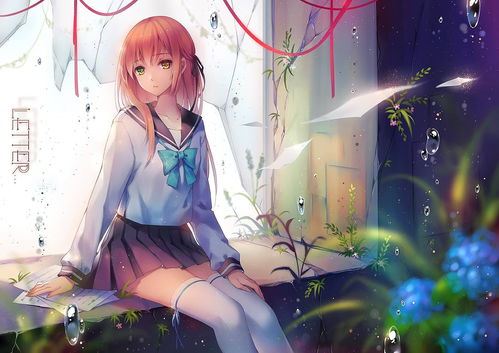 迷你裙水手服好看的日系女孩