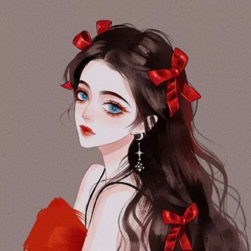 动漫头像优选手绘女头