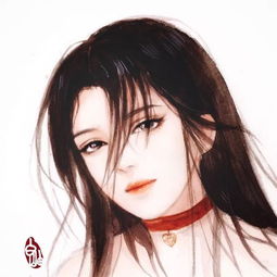 手绘古风少女,唯美灵动,唤起少女们心中的三生三世