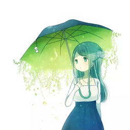 一组小清新的女生插画头像