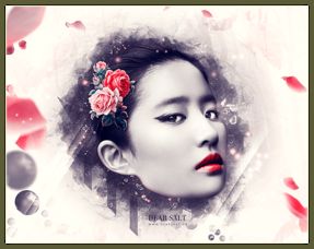 photoshop合成古典风格的人物插画效果图
