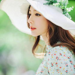 草帽嫩妹唯美女生头像qq头像扣扣居