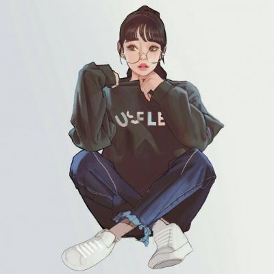 动漫女生社会高冷霸气图片,高冷女神