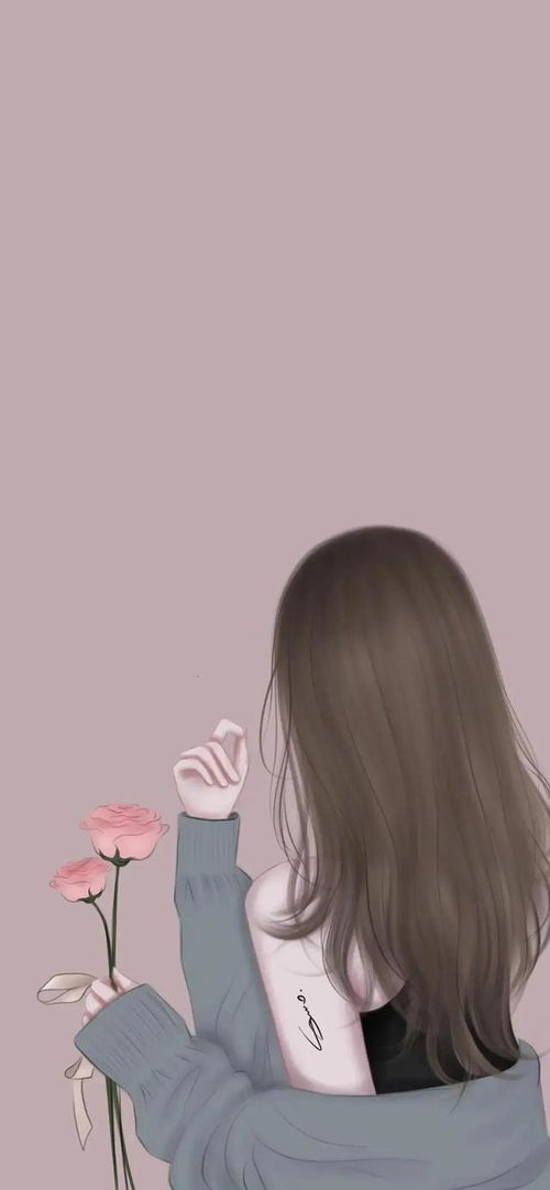 美女背影壁纸