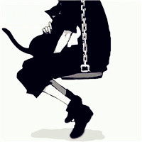 二次元黑白帅哥头像,喜欢换头像就换吧