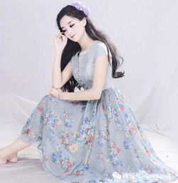 连衣裙带来清丽洒脱的美,诠释一种清新的少女情怀