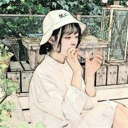 素描头像女生,唯美好看漂亮的女青年素描头像真人图片