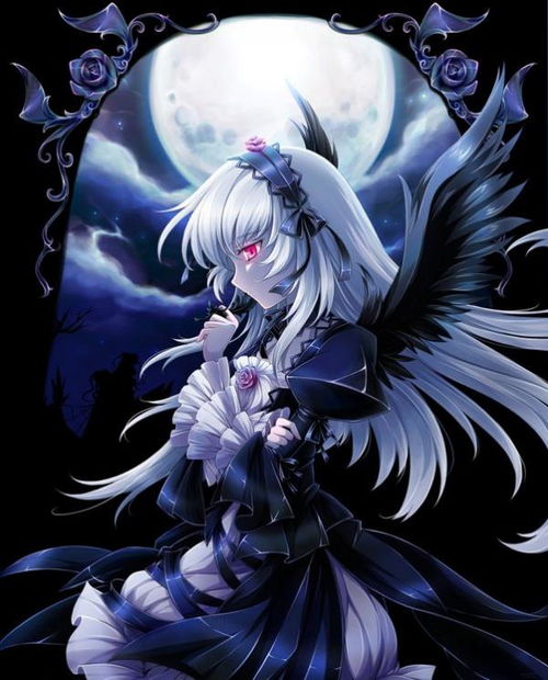恶魔头像带翅膀女生