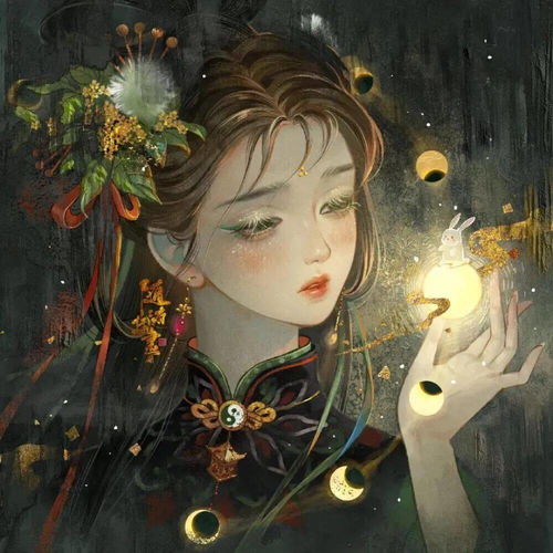 唯美浪漫系动漫女生头像