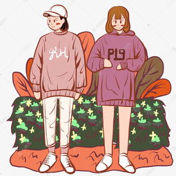 小清新青春少女手绘小插画素材图片免费下载千库网