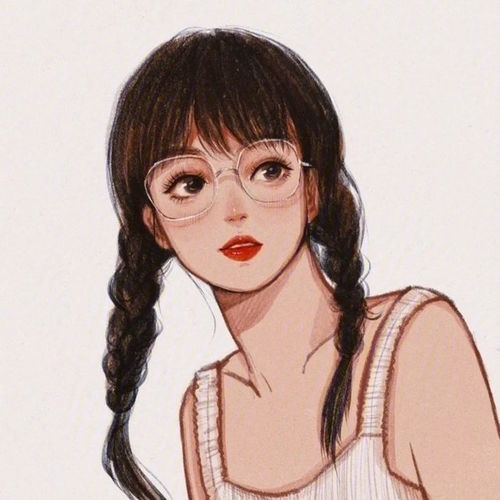 宝藏手绘女生头像