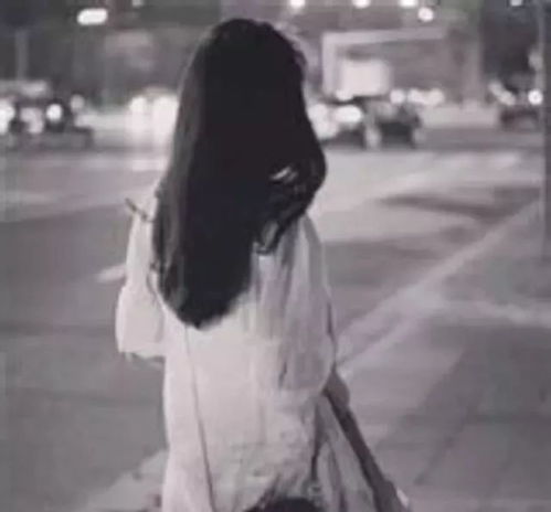女生头像侧面背影遮脸