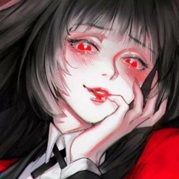 黑白动漫女生丧系头像