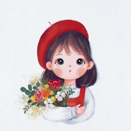 女生头像卡通大头可爱女头,新年新头像