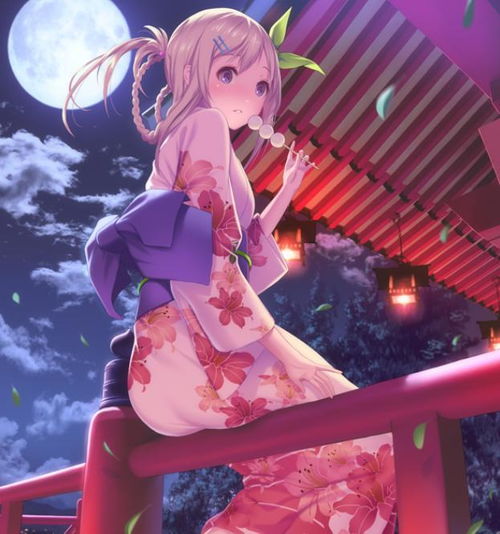 好看女生头像图片二次元插画