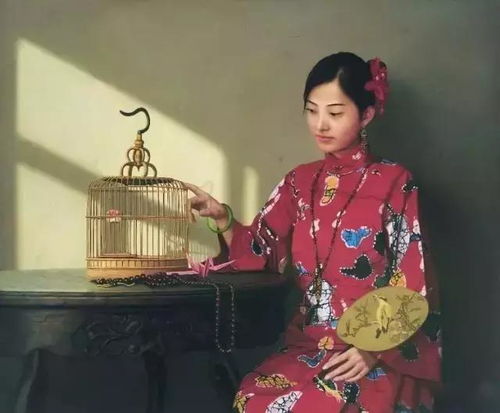 油画里的美女个个貌似天仙
