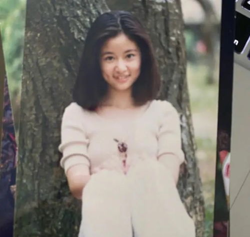 林心如少女时代照片罕见曝光,16岁纯素颜清纯甜美,还和杨紫撞脸