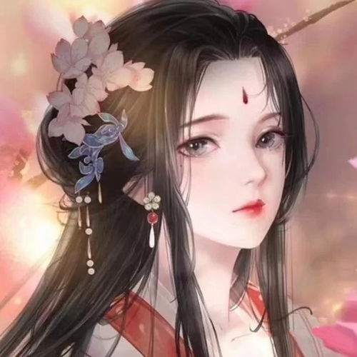 女生头像超仙古风动漫手绘卡通qq头像,微信头像