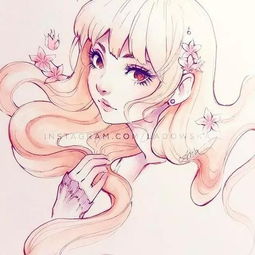 淑女卡通头像小清新动漫头像