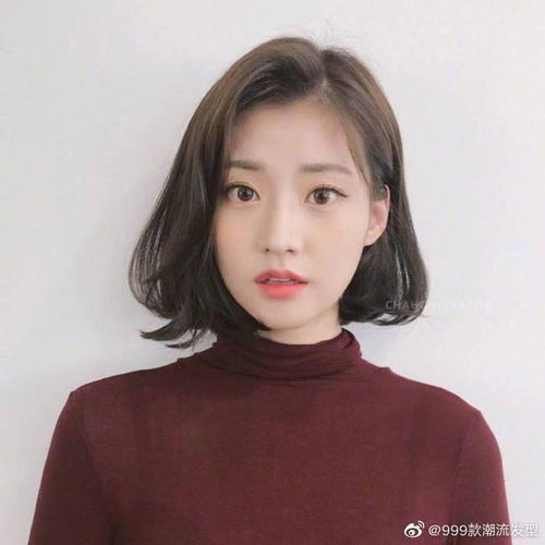 九款韩国女生短发造型,看起来都是一个样