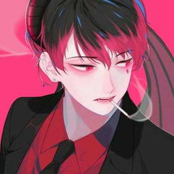 漫画头像女生冷酷霸气黑白韩安旭