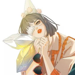 二次元动漫风女头次次回头,满是遗憾