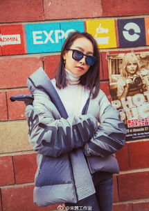 组图宋茜现身巴黎街头黑超遮面变高冷酷女孩