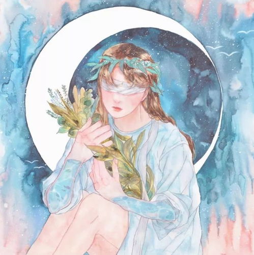 看了这些水彩画,觉得自己的头像该换了
