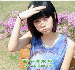 2013年修颜女生短发发型图片8