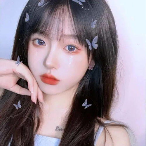 美好真人系列女生头像
