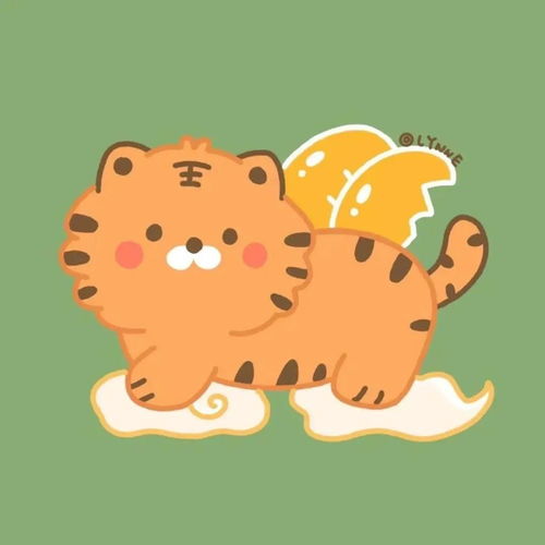 超可爱小脑虎头像来咯