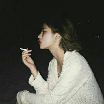 个性头像女生气质高冷抽烟2020最新越长大挽留的话越难说出口