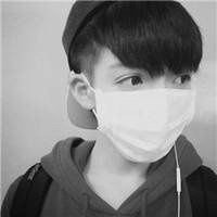 高冷头像男生黑白背影