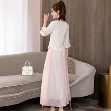 2023新款古风古色古香民族风套装淑女p150k218