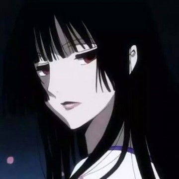 帅气酷酷漫画女生微丧头像,卡通头像图片
