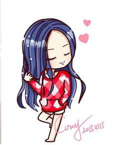 给小美女们画的q版头像
