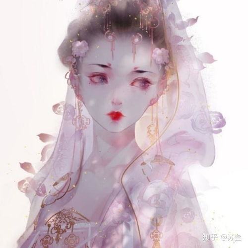 有好看的古风漫画手绘女生头像吗