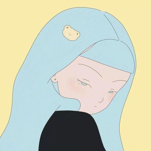 手绘女生头像