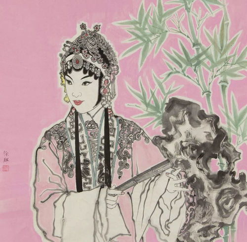 笔墨严谨形神兼备徐辉戏曲人物画作品赏析