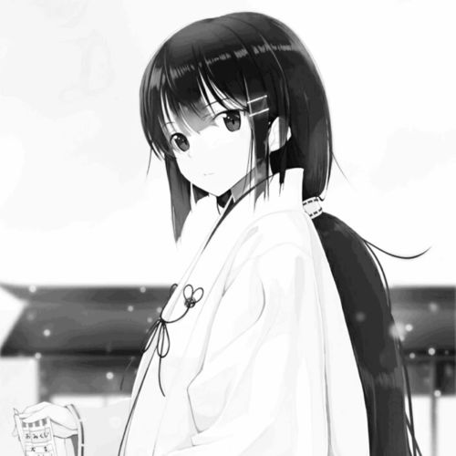 精美黑白女头第一期