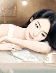 偶不是偶然手绘现代美女