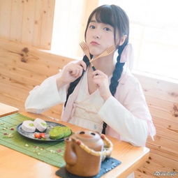 不止cos游戏角色好看二次元美少女徐娇汉服照更美