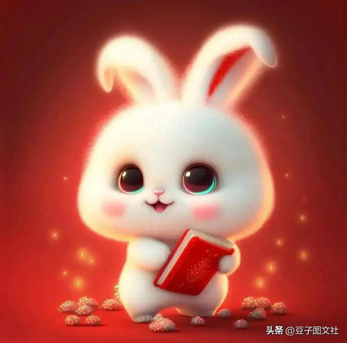 红红火火兔子图片,适合当头像