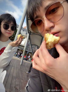 组图福原爱江宏杰甜蜜同游爱酱吃货属性暴露少女感爆棚