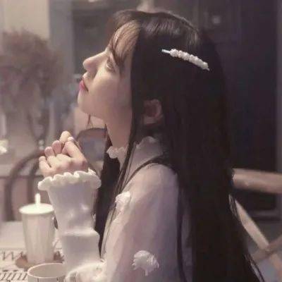 微信头像女生好看的侧脸女头像