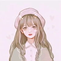 满满的少女心唯美清新漫风美少女头像插画